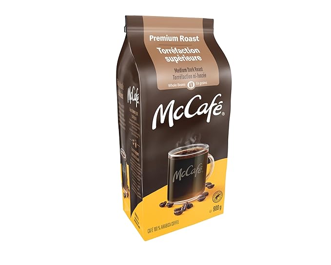 McCafe Medium Dark Premium Roast Whole Beans 900g/31.7 oz. {Imported from Canada}