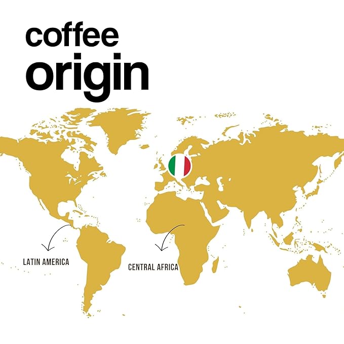 Dongiò Caffè Milano Blend – Whole Bean Coffee 2.2 lbs (35.2 oz) Medium-Light Roast Italian Espresso Blend with Notes of Caramel and Dried Fruit