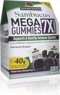 Nature's Answer Sambucus Mega Gummies | 7x More Elderberry Concentration | Alcohol-Free Gluten-Free Gelatin-Free Vegan Non-GMO &amp No Preservatives | 30ct Gummies