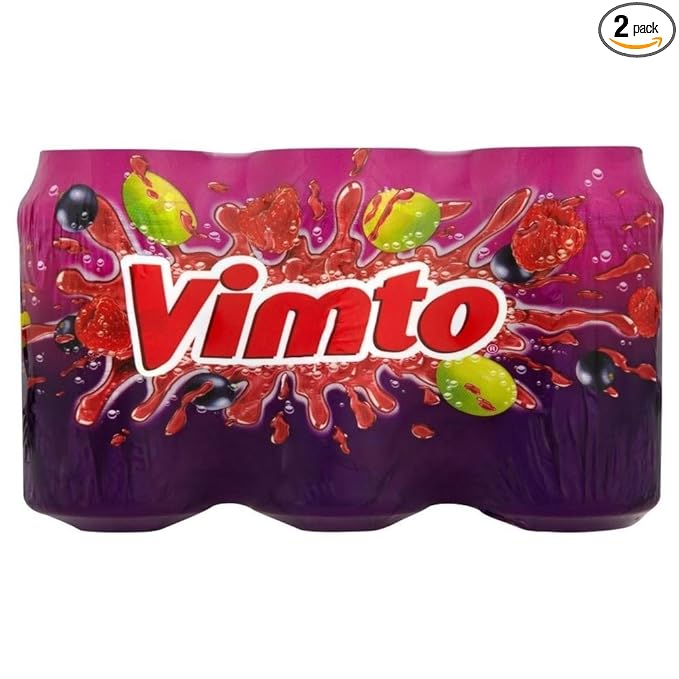 Vimto Fizzy Fruit Juice (6x330ml) - Pack of 2