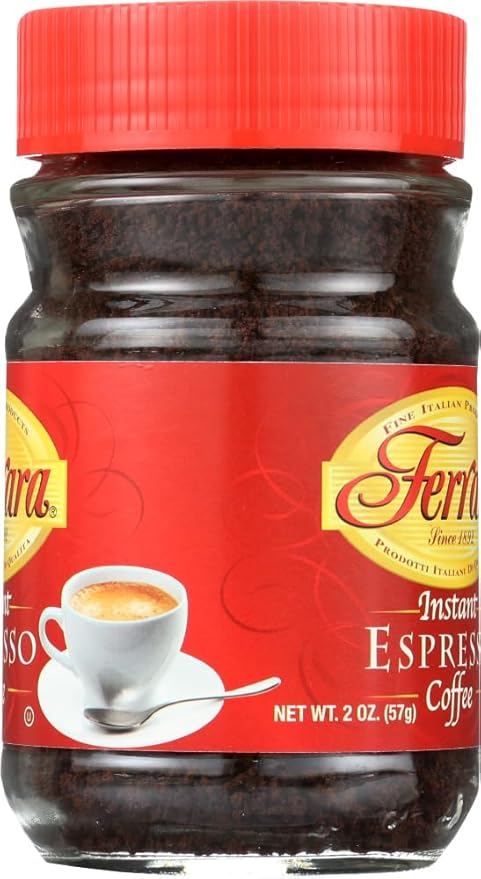 Ferrara Instant Espresso Coffee 2 Ounce (Pack of 24) by Ferrara