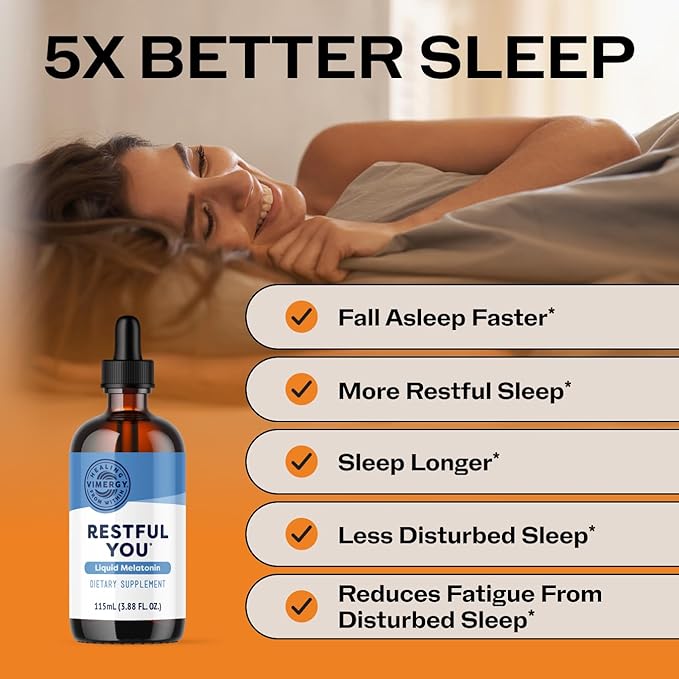 Vimergy Nighttime Fortifier Kit* - 2500 mcg Zinc 5000 mcg Melatonin 130mg Mullein Extract 70 mg Thyme Extract. Repairs rebuilds &amp renews Immune Cells During Sleep. Vegan Gluten-Free Kosher