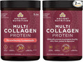 Ancient Nutrition Multi Collagen Protein Powder Strawberry Lemonade 45 Servings + Multi Collagen Protein Powder Unflavored 45 Servings