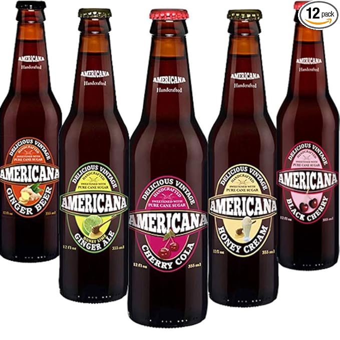 Americana Soda Mixed Pack (12 Bottles)