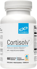 XYMOGEN Cortisolv Cortisol Supplement - Ashwagandha Supplement with L Theanine to Support Healthy Cortisol Levels Energy Relaxation and Mental Clarity (60 Capsules)