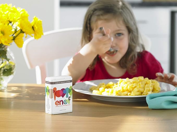 ENOF Organic Fruit and Vegetable Powder Supplement Kids &amp Adults | 10 Clean Ingredients - Strawberry Spinach | Gluten &amp GMO Free Vegetable Powder for Kids | 180 Servings 3 Mo. Supply Made i