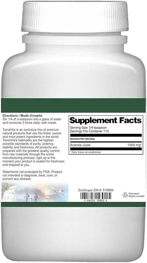 Acerola Juice Powder (4 oz ZIN: 518869) - 3 Pack