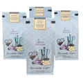 Coffee Masters Ground Coffee Sampler Caramel Kiss Jamaican Me Crazy Turtle Sundae and Salted Caramel 48 Ounce