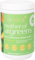 Boobie Mother of All Greens | Your New Family Ritual Daily Super Greens Powder with 35+ Essential Nutrients for Moms &amp Families | Vegan Gluten Free &amp Sugar Free | Mango Flavor 60 svgs