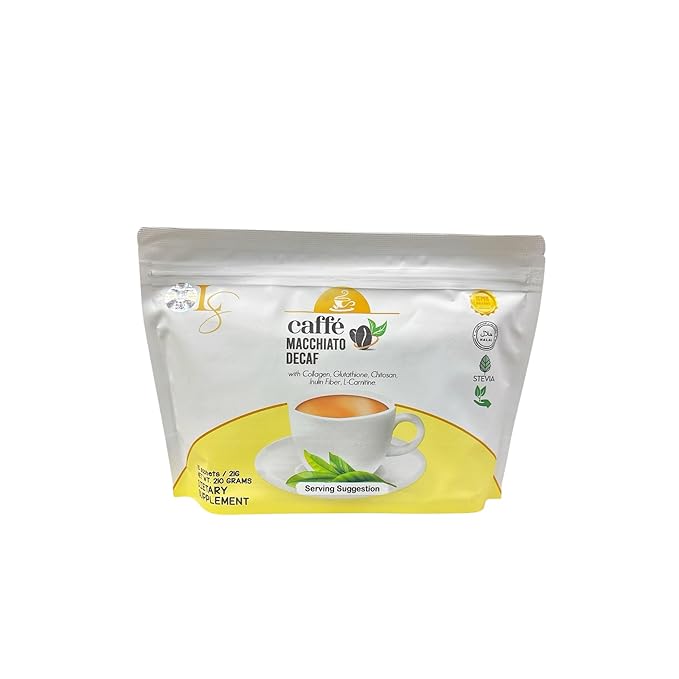 Luxe Beauty Caffe Macchiato DECAF 10 Sachets