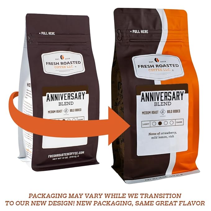 Fresh Roasted Coffee Dark Kenya AA 12 oz Dark Roast Kosher Whole Bean