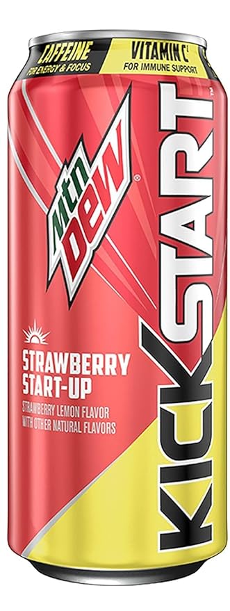 Mountain Dew Kickstart Energy Drink Variety Pack - 16 Count