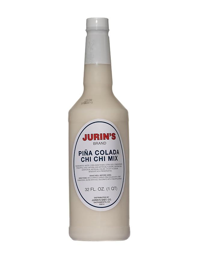 Jurin's Premium Cocktail Mixes (Case of 12 Pina Colada)