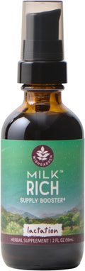 WishGarden Herbs Milk Rich with Goats Rue and Fenugreek - Herbal Lactation Support Supplement Breast Milk Supply Boost and Breastfeeding Supplement to Increase Milk Flow Quality and Production 2oz