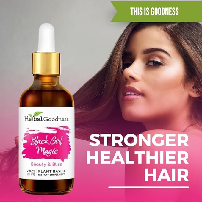Herbal Goodness Look Your Best Foot Forward - 2oz Bottle - Plant-Based Beauty Liquid Extract for Skin Hair &amp Nails. Substitute Liquid Collagen for Women &amp Biotin Horsetail Supplements