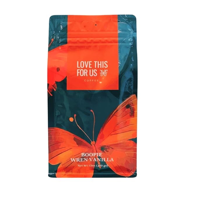 Love This for Us! Coffee - Boopie Wren Vanilla Coffee - Medium Roast with Creamy Smooth Taste - Brew Created in Memory of Julia for Roadside Safety Awareness - Ground Coffee - 12oz