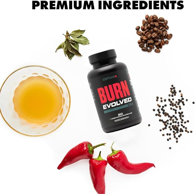 Sculpt Nation by V Shred Burn Evolved 2.0 and Collagen Peptides Powder Bundle