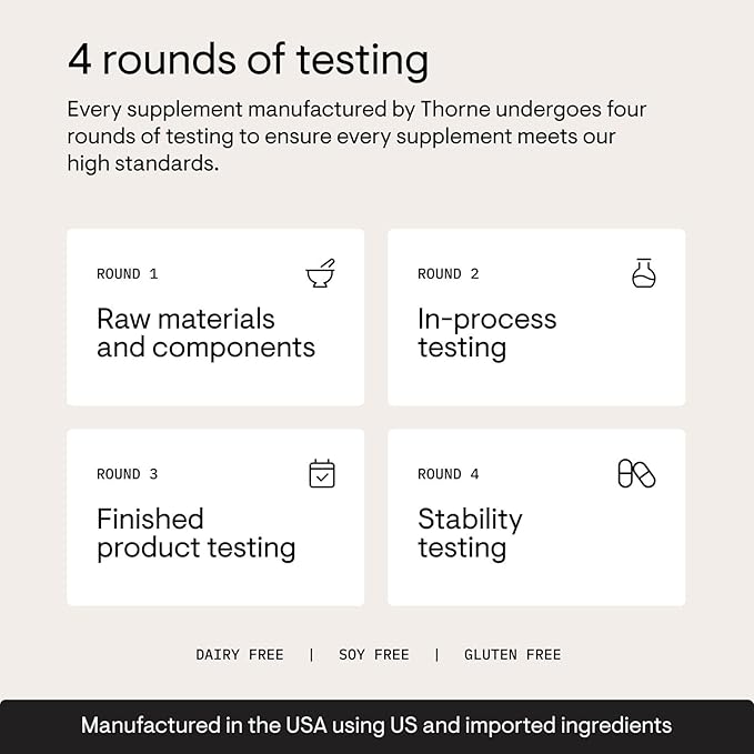 THORNE - Brain Factors - Brain Health Supplement with Nicotinamide Riboside Coffee Fruit Extract &amp Betaine Anhydrous - Supports Learning Memory &amp Cognition* - Third-Party Certified - 30 Caps