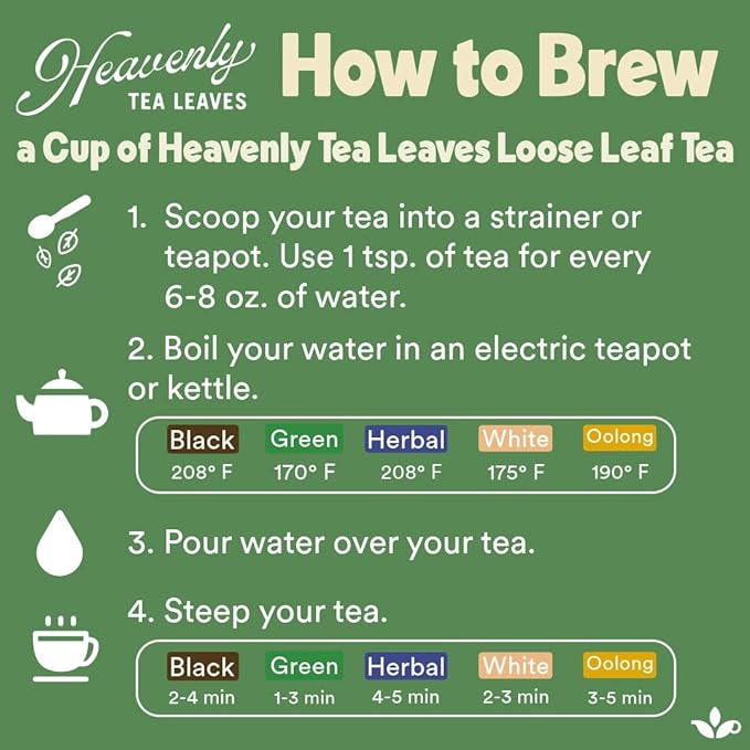 Heavenly Tea Leaves Organic Ginger Jazz Bulk Loose Leaf Tea and Herb Blend 1 Lb. (Approx. 200 Servings) - Delicious Hot or Iced Blend of Licorice Cinnamon Rosemary Soothing Herbal Tisane