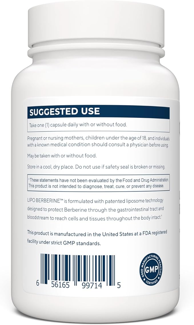 Renue By Science Berberine | 90 Berberine Supplement Capsules - 250mg Berberine per Serving | Bioavailable Formula for Increased Absorption | Non-GMO &amp Allergen Free | Manufactured in The USA
