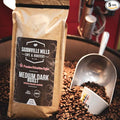 Medium Dark Coffee Roast Ground Coffee 100% Arabica Colombian Coffee Fresh Coffee Saxonville Mills Cafe (1 LB) (5)