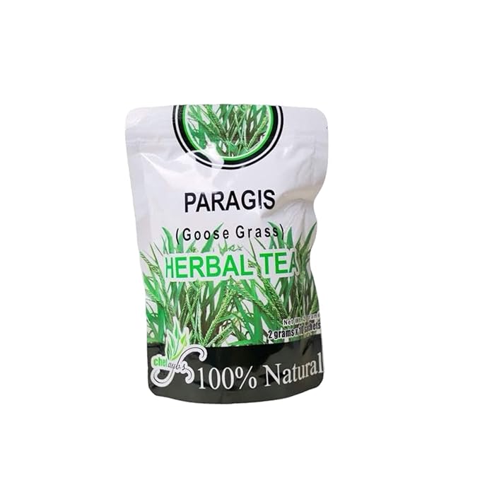 Chef Ayb's Paragis (Goose Grass) Herbal Tea - 100% Natural Caffeine-Free Herbal Drink - 2g Sachets 10 Count