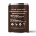 High Flavanol Cacao Powder Blend - Flavanols &amp Flavanoids - Organic Coffee Alternative with Lions Mane Ashwagandha Maca &amp Ceylon Cinnamon - 7.4 ounces - Morning Focus &amp Energy Ritual