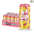 NO CAP! Next Gen Soda Pop with Zero Sugar Zero Calories and Electrolytes for Hydration Naturally Flavored Caffeine-Free Soda Vegan &amp Gluten-Free 12 oz Cans (Sour Watermelon)