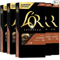 L'OR Espresso Capsules 50 Count Estremo Lungo Single-Serve Aluminum Coffee Capsules Compatible with the L'OR BARISTA System &amp *Nespresso Original Machines 50 Count (Pack of 5)