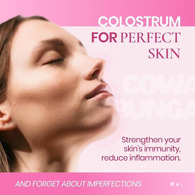 SonoHealth Cowabunga Colostrum - Premium Pure &amp Unaltered Colostrum Powder Supplement - for Immune Support Gut Health Muscle Recovery &amp Wellness - Kosher &amp Halal Certified Calostro