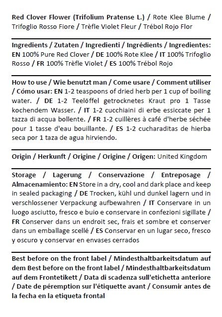 Health Embassy Red Clover Flower | Trifolium Pratense L | Herbal Tea (50g)