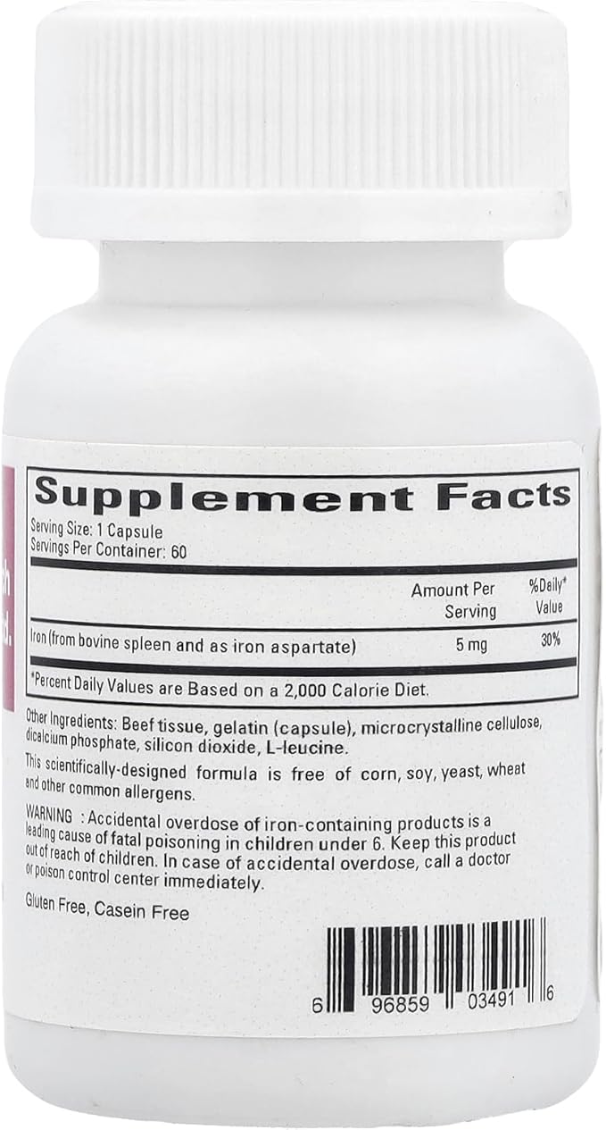 Cardiovascular Research Ferritin Capsules 60 Count