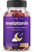 Melatonin Gummies for Kids &amp Adults | Natural Sleep Aid Drug-Free Vegan Berry Flavor Kids Melatonin Gummy Supplement | 2.5mg 5mg or 10mg Dose | Sleeping Pills Substitute (60 Count (Pack of 1))