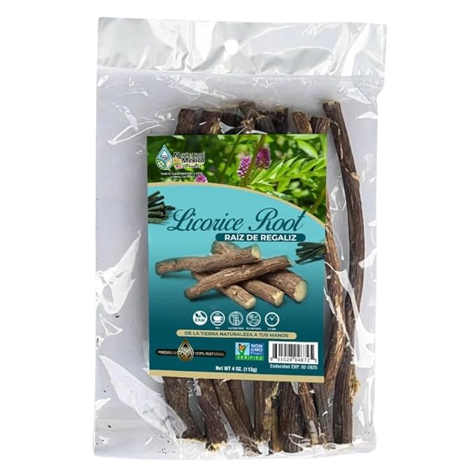 Natural De Mexico Raíz de Regaliz Herbal Tea 4 oz-123g Licorice Root