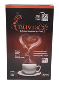 Nuvia Healthy Gourmet Instant Coffee Dairy Free Lactose Free No GMOs No Salt Soy Free Vegan with Organic Ganoderma Pomegranate and African Mango Extracts 30 packets 3.7g each Pack of 1