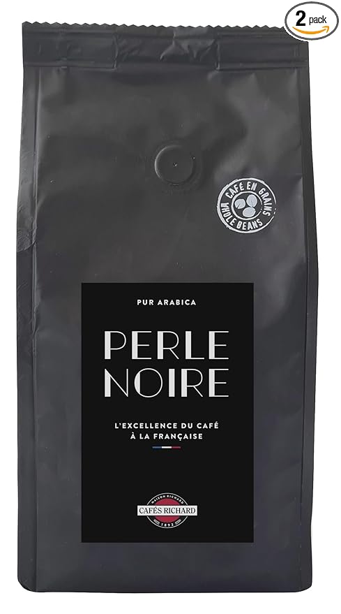 Cafés Richard Perle Noire Whole Bean Coffee 8.8 ounce bag (1 bag)