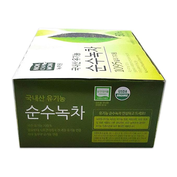 (Tea Collection) Organic 100% Pure GreenTea 50 teabags For Vegan
