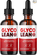 (2 Pack) Glyco Lean Drops - Official GlycoLean Advanced Liquid Supplement Drop Premium Formula - Maximum Strength All Natural Vitamins Support for Overall Health &amp Wellness 2 Bottles for 2 Month