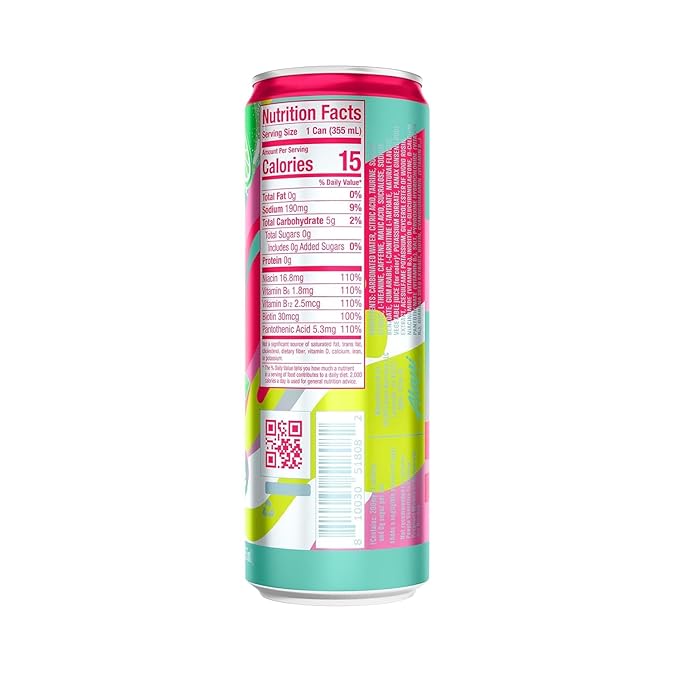 Alani Nu CHERRY TWIST Ice Sugar Free Low Calorie Energy Drinks | 200mg Caffeine | Antioxidants | Biotin B Vitamins | Zero Sugar | 15 Calories or Less | 12 Oz Cans | 24 Count
