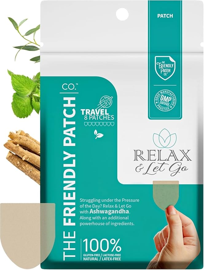 The Friendly Patch Relax &amp Let Go -8+Relax &amp let go-28 Patches