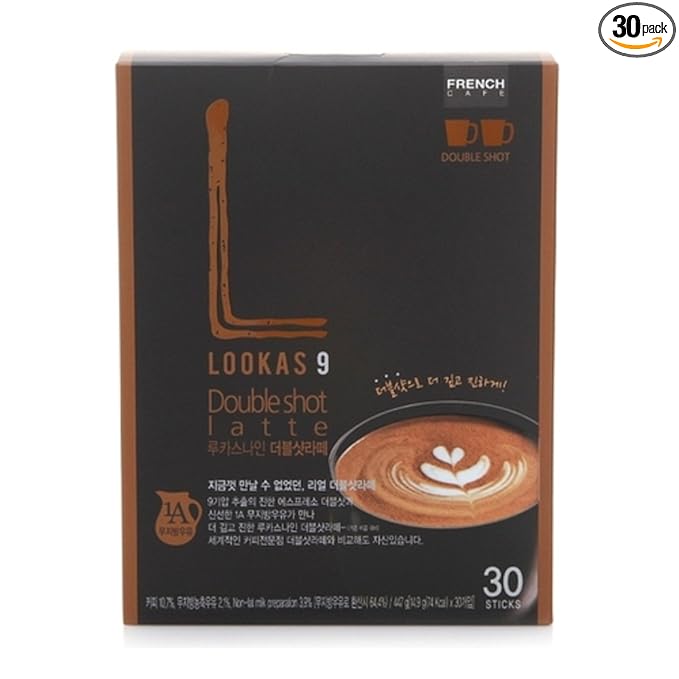 French Cafe Namyang LOOKAS 9 Double Shot Latte (447g/14.9g x 30sticks)