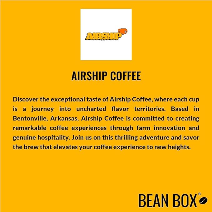 Bean Box Sampler - Roasted by Airship 2-Pack Whole Bean Coffee Gourmet Coffee