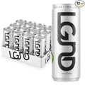 LGND Nootropic Energy Drink | Low-Calorie Focus &amp Gut Support | Ginger Citrus &amp Turmeric | Natural Ingredients Low-Caffeine Carbonated | 12 oz Cans 12-Pack Made in USA