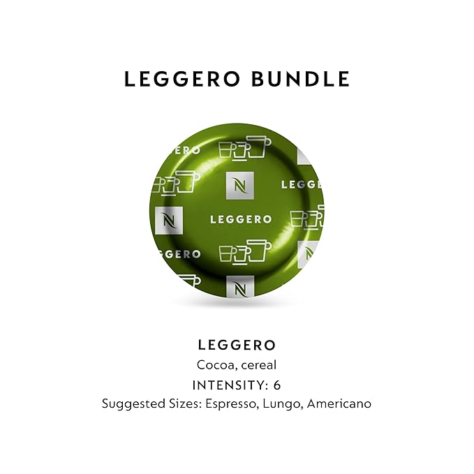 Nespresso Professional Coffee Capsules Leggero Coffee Bundle 150-Count Capsules