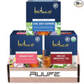 RUUFE Herbal Tea (30 Tea Bags) - Dragon Fruit English Breakfast Earl Grey Supreme Aromaticas Colombianas White Tea Pineapple Pitahaya Black Tea Mango Biche Natural Bergamot Flavor