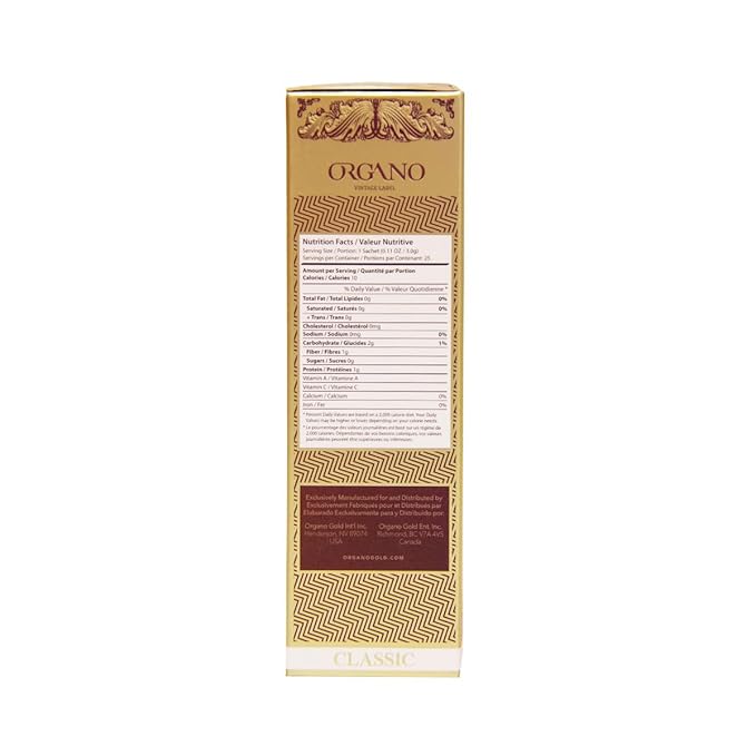 ORGANO 2 Boxes King of Coffee 100% Certified Ganoderma Lucidum (50 Sachets)