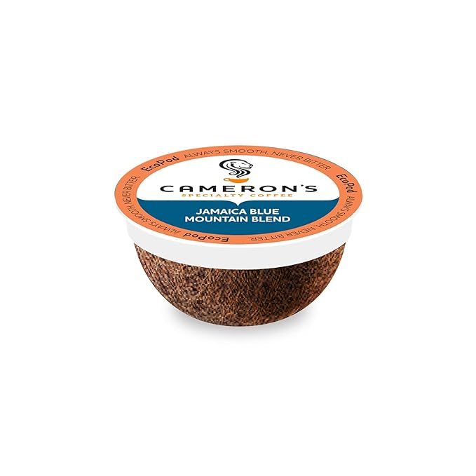 Cameron's Coffee Single Serve Pods Jamaica Blue Mountain Blend 32 Count (Pack of 1)