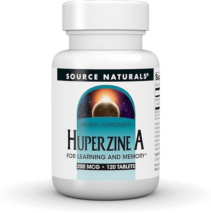 Source Naturals Huperzine A for Learning &amp Memory* 200 mcg - 120 Tablets