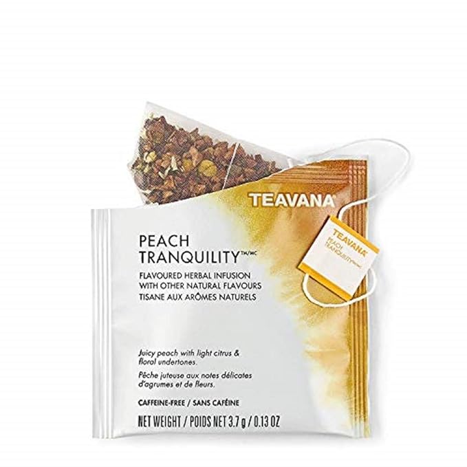 Starbucks Teavana Tea Sachets (Peach Tranquility Pack of 24 Sachets)