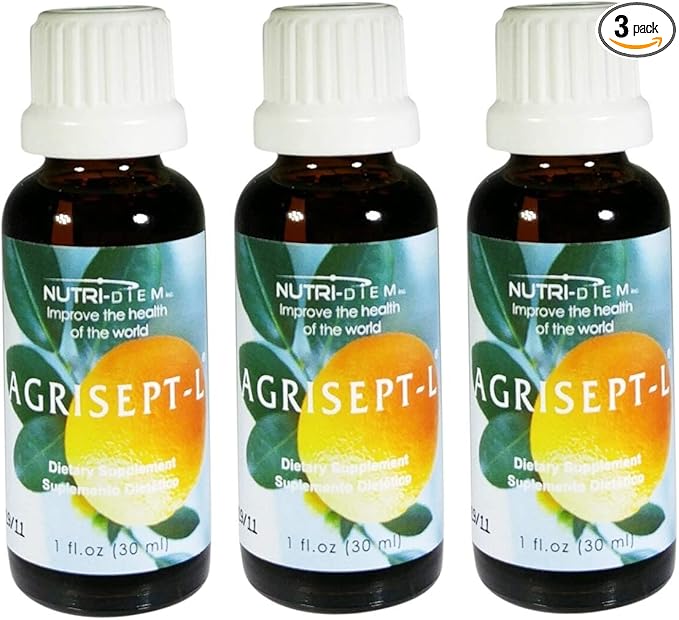 Nutri-Diem Agrisept - L Antioxidant 30ml (1 oz) 3 Bottles